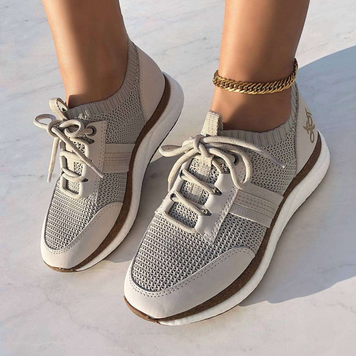 OTBT Women's Speed Shoes in mist - women's sneaker - detail view