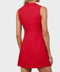 Fate - Front Patch Tweed Dress
