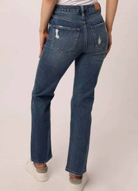 Dear John Denim - Super High Rise Ankle Straight Leg Jeans