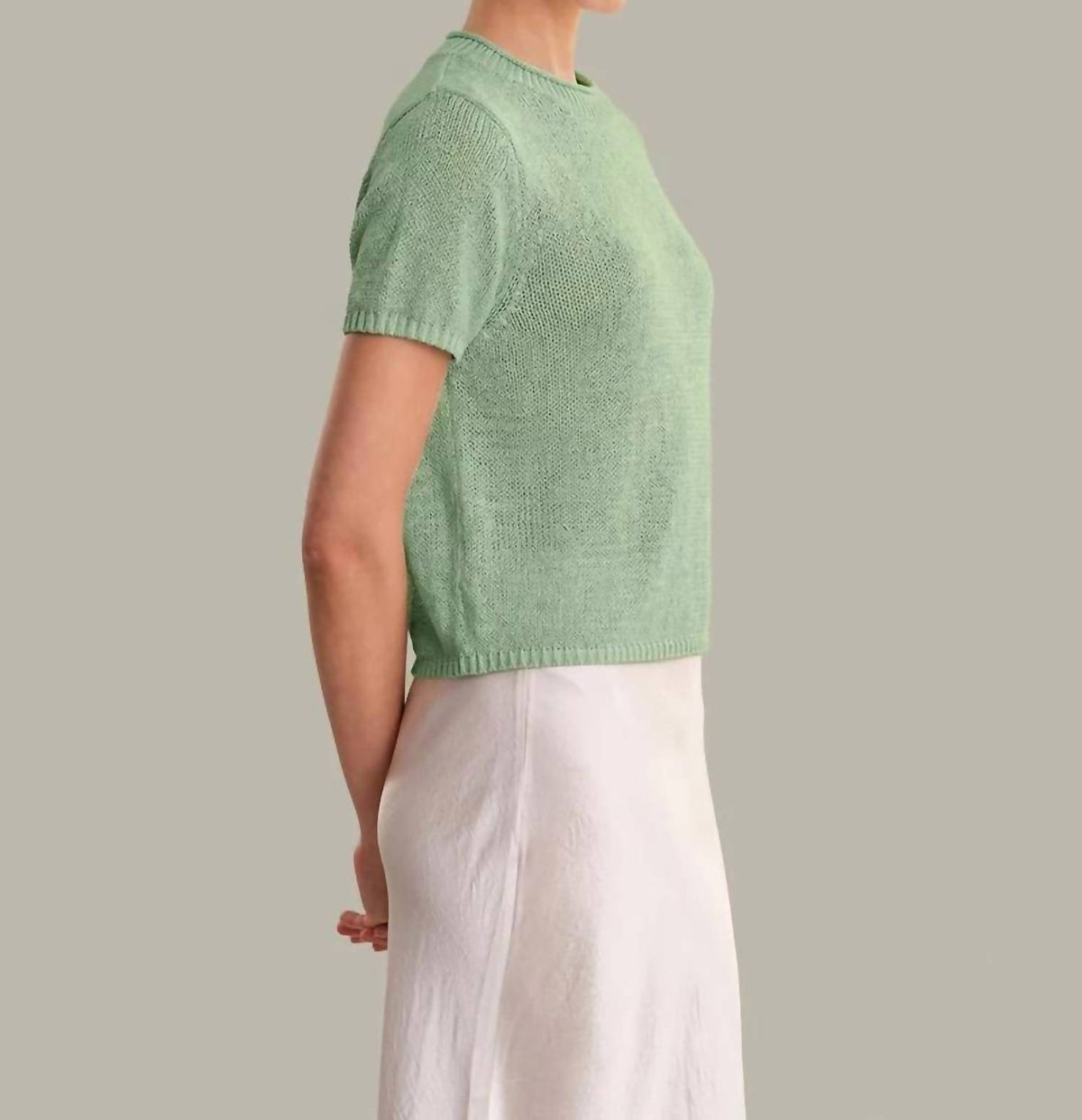 525 America - Faye Rolled Edge Sweater Tee