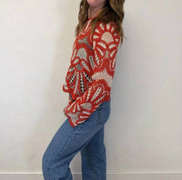 Forte - Crochet Floral Design Sweater