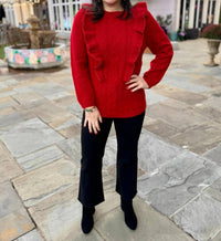 See And Be Seen - Tunic Sweater Pullover Top