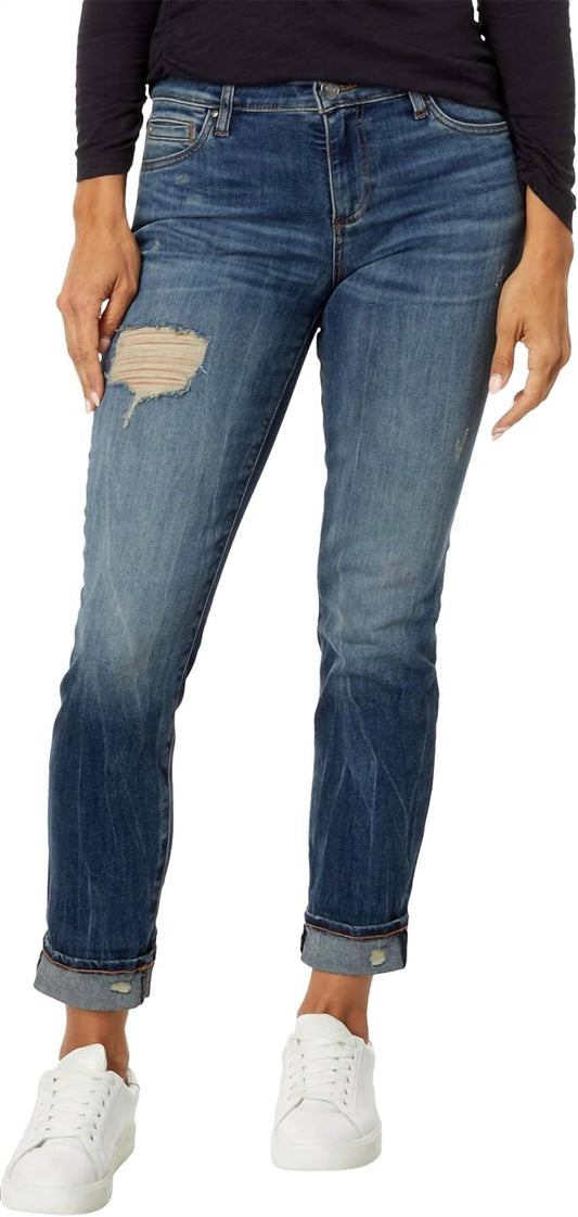 Kut From The Kloth - Catherine Mid-rise Cuffed Boyfriend Jean