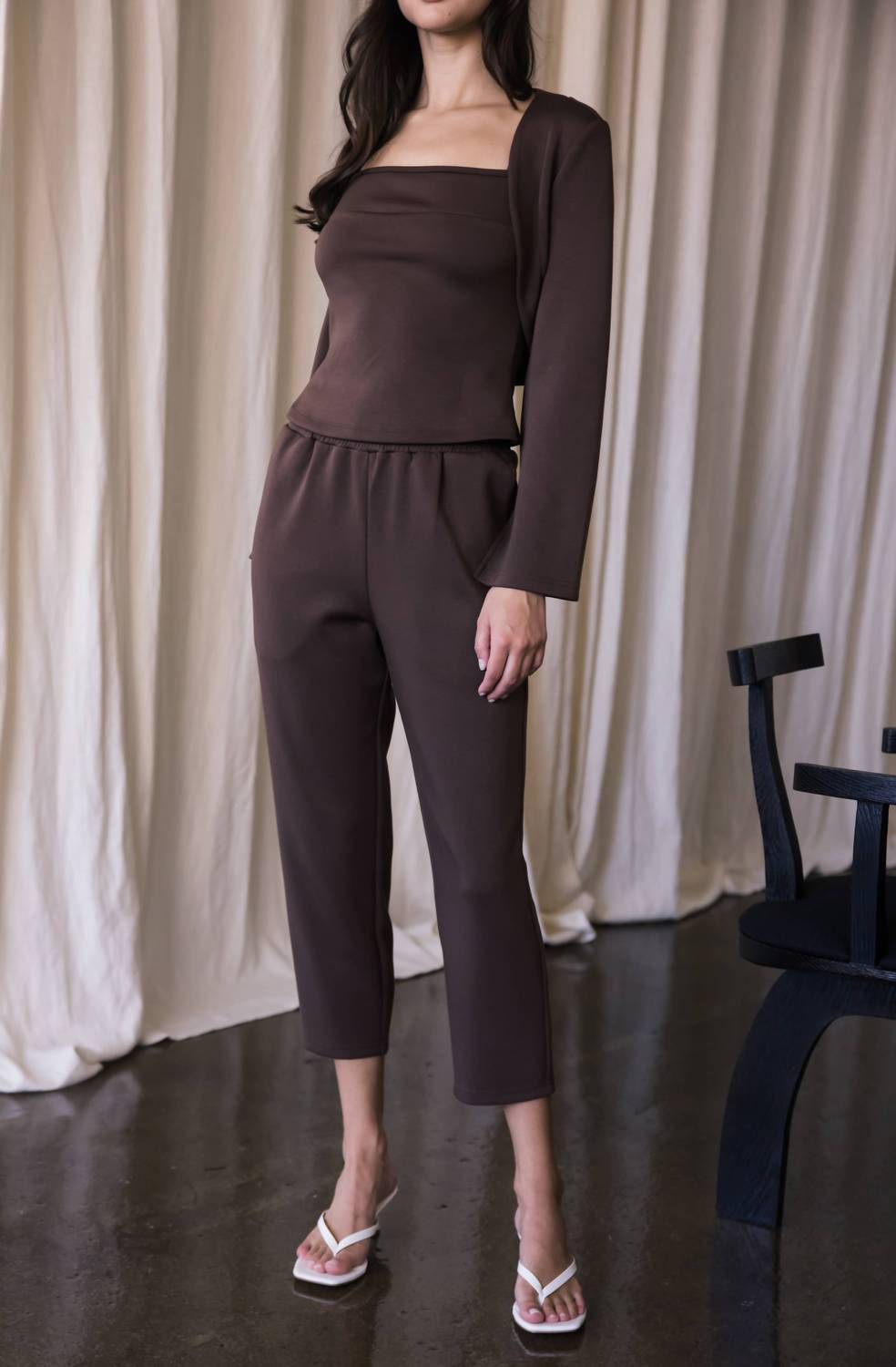 P.Cill - Butter Modal Waist Band Ankle Pants