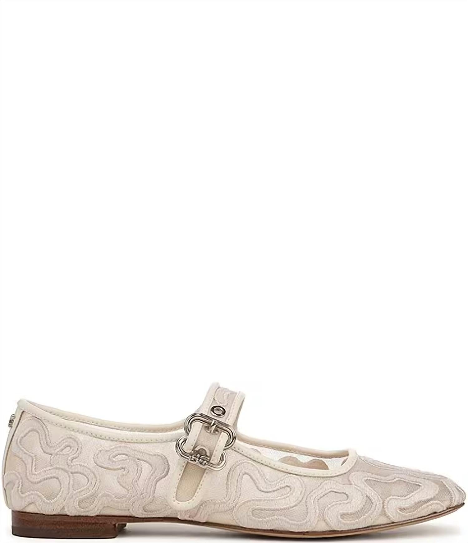 Sam Edelman - Women's Michaela Mesh Mary Jane Flat