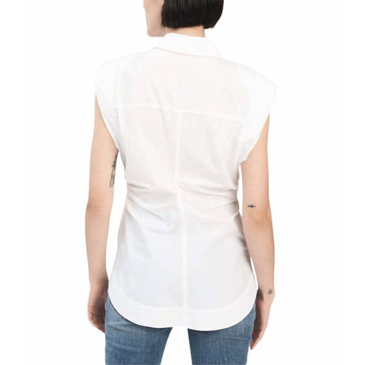 Derek Lam 10 Crosby - Ivy Ruched Button Down