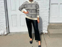 Skovhuus - Cowen Nordic Print Mock Neck Sweater