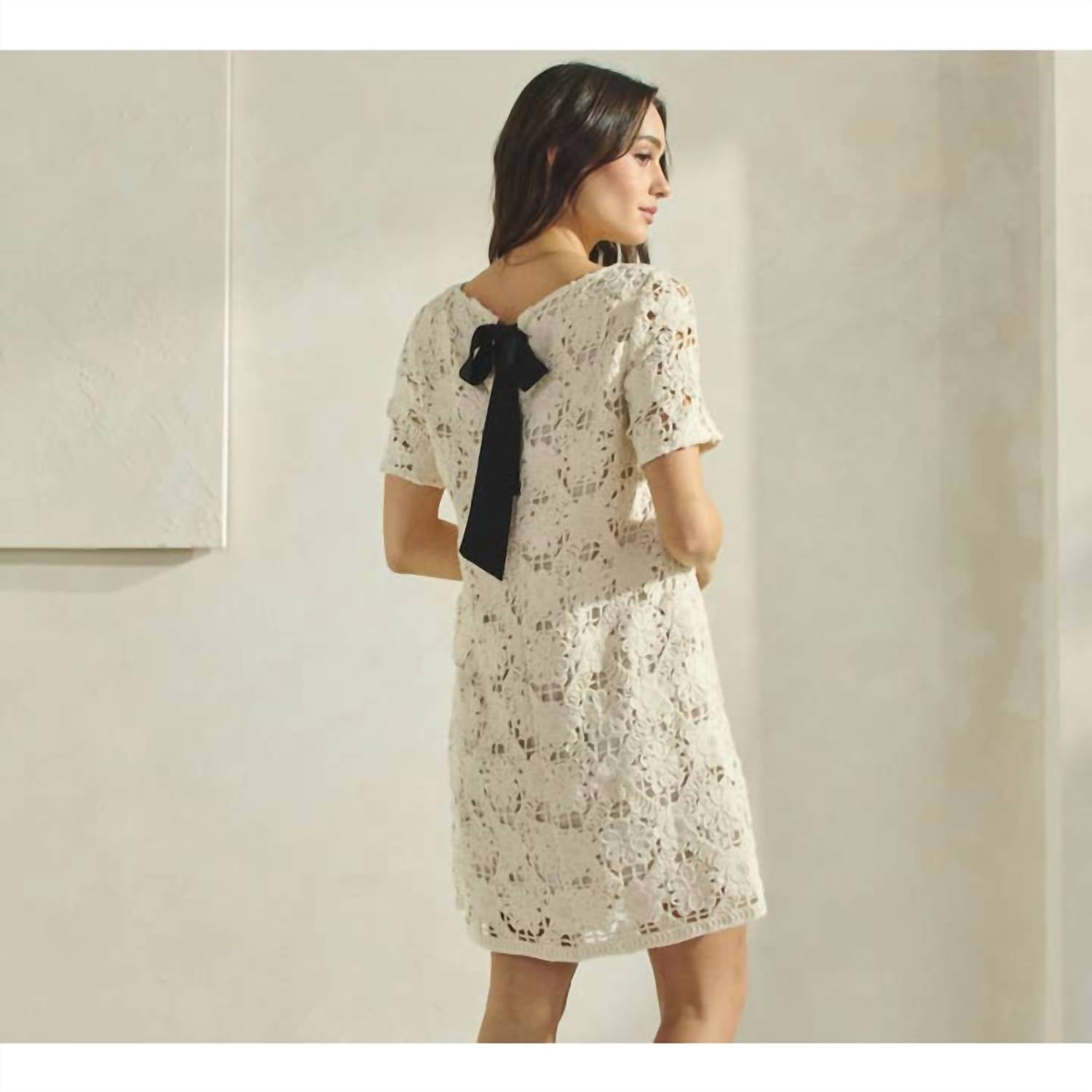 Able - Women's Floral Lace Mini Dress