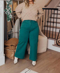 Entro - Dex High Waist Straight Leg Jeans - Plus