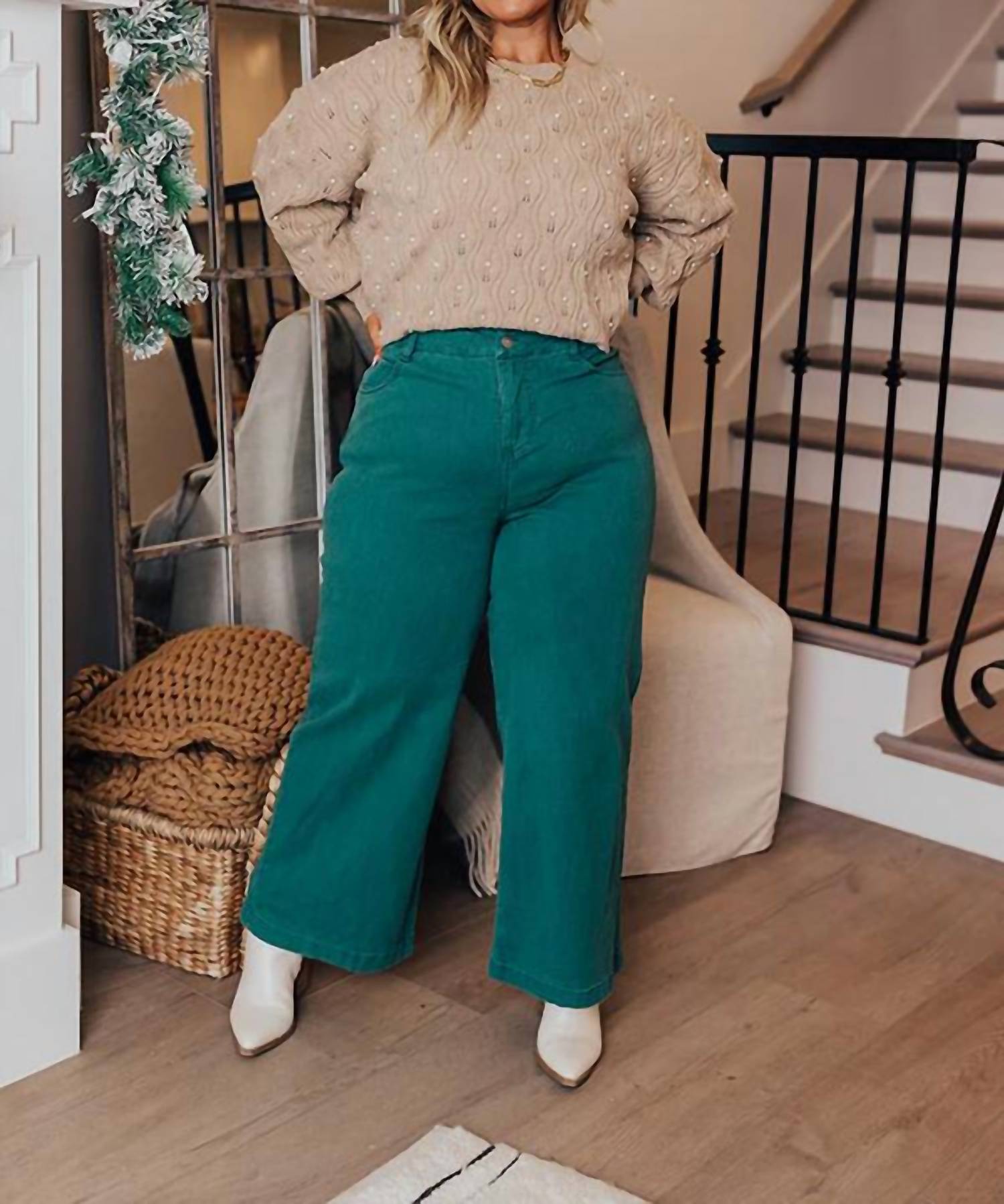 Entro - Dex High Waist Straight Leg Jeans - Plus