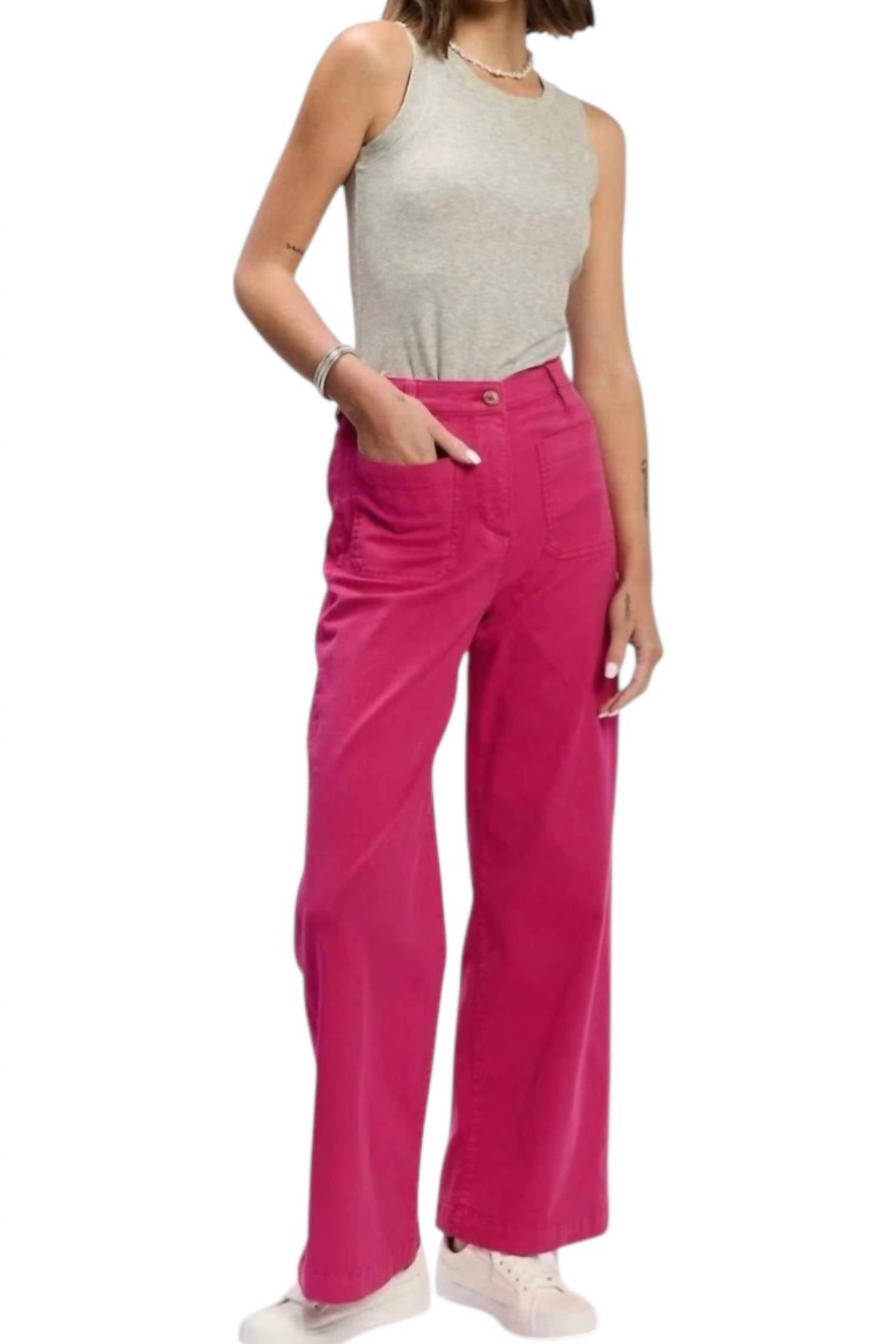 Another Love Bristol Pocket Pants in pink paradise - women's jeans - view 4
