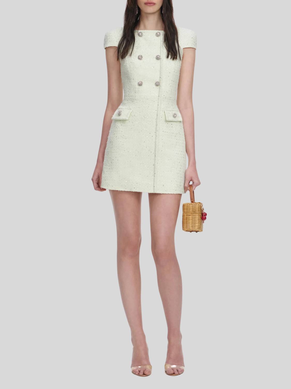 Self-Portrait - Boucle Mini Dress