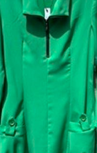 Samuel Dong - Women's 3/4 Sleeve Coat Dress
