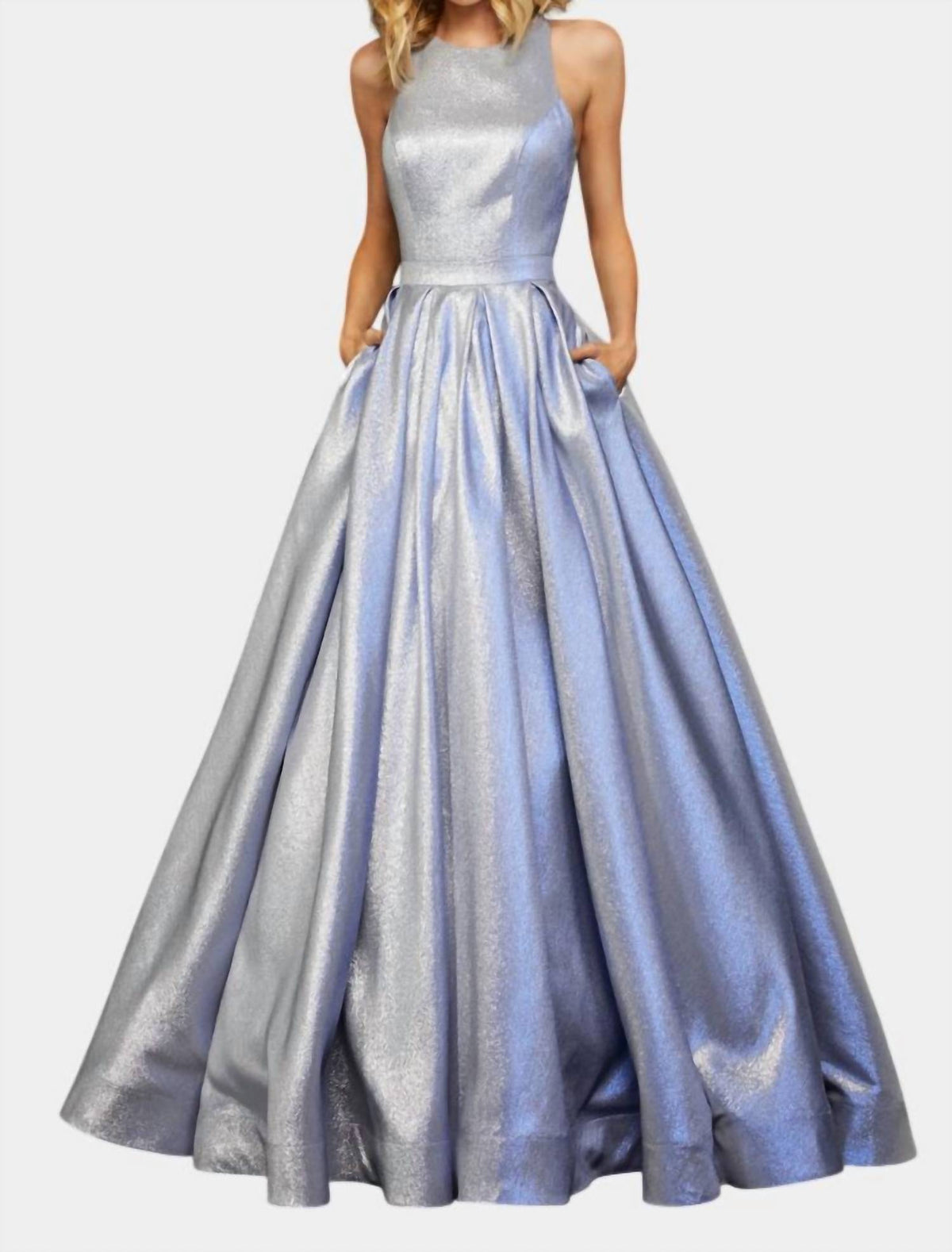 Sherri Hill - High Halter Neckline Ball Gown