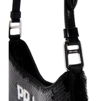 Prada - Women's Cleo Sequin Milano Logo Mini Leather Shoulder Bag