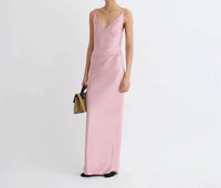 Nanushka - Coeus Satin Slip Maxi Dress