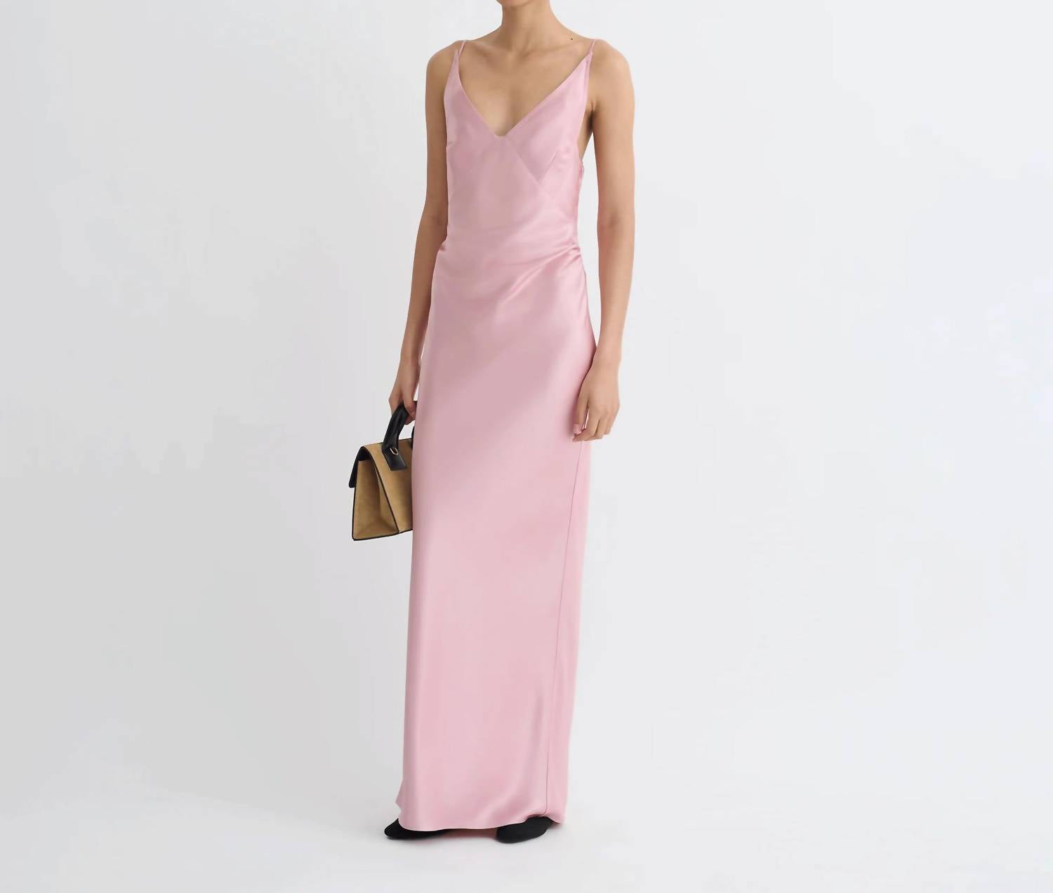 Nanushka - Coeus Satin Slip Maxi Dress
