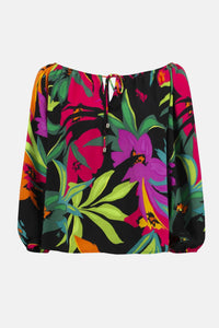 Joseph Ribkoff - Hibiscus Print Top
