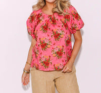 Ivy Jane - Pleated Neck Top