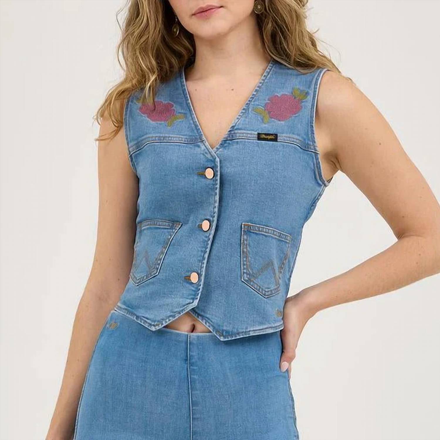 Wrangler - Lainey Wilson Denim Vest