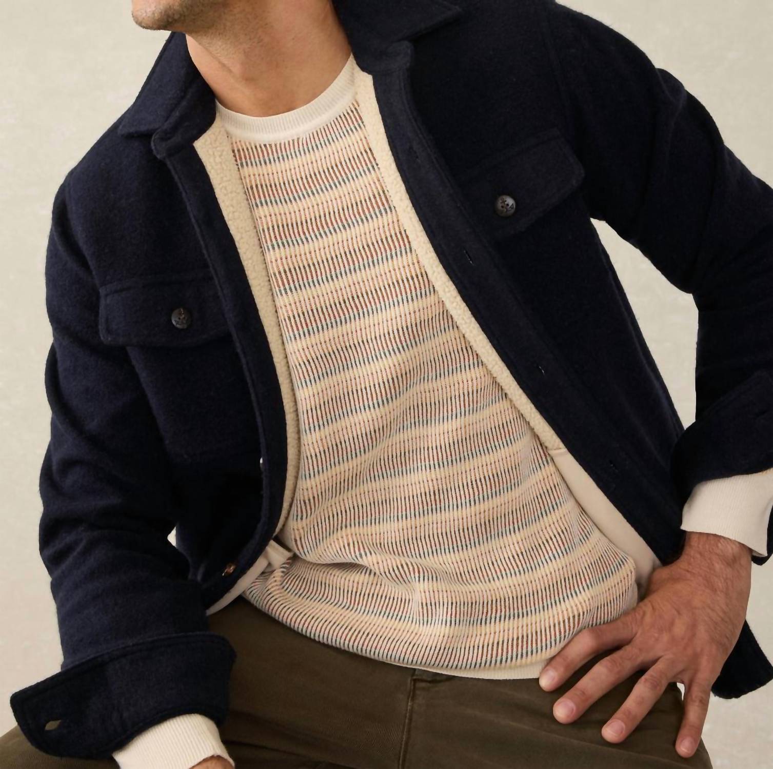 Faherty - Sunwashed Crewneck Sweater