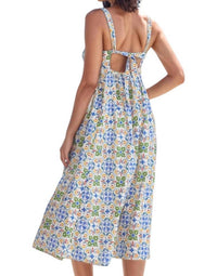 Entro - Darana Tile Print Midi Dress