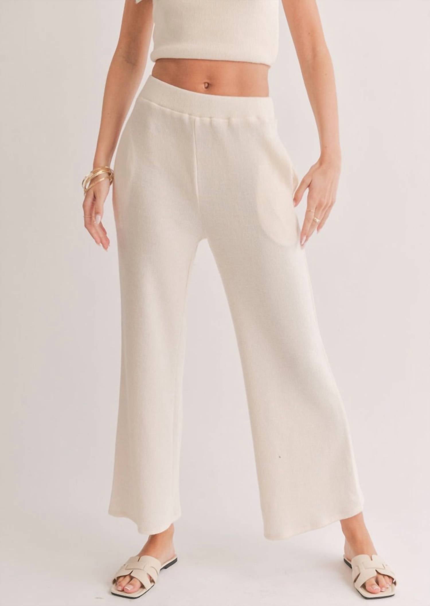 Sage The Label - Knit Culottes Pants