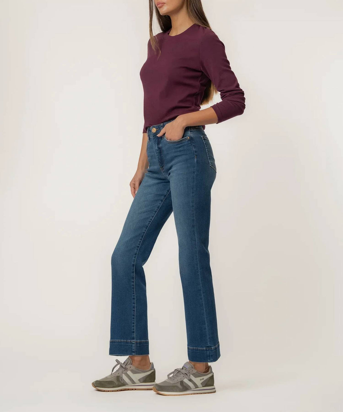 Kut From The Kloth - Kelsey High Rise Ankle Flare Jean