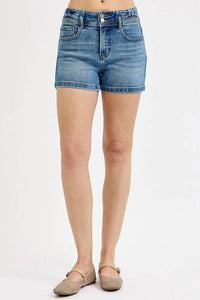Risen - High Rise Bow Detail Tummy Control Shorts