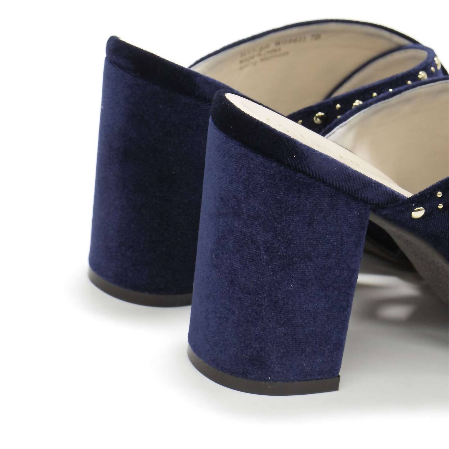 COLE HAAN Women's Gabby Studded Slip-on Sandals in blue velvet - women's sandal - view 7