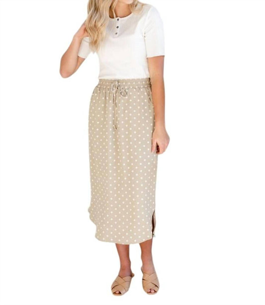 Inherit Clothing Company - Deena Polka Dot Midi Skirt