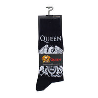 Perri’S Socks - Men's Queen White Crest Crew Sock