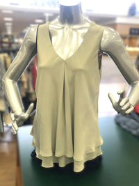 Frank Lyman - Tirian Tiered V-neck Tank Top