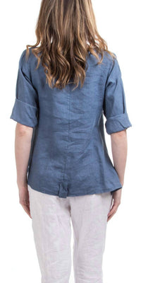 Gigi Moda - Maira Linen Tunic Top