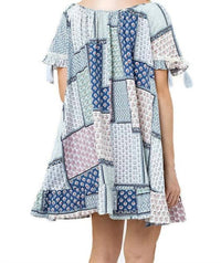 Kori - Folklore Tassel Mini Swing Dress