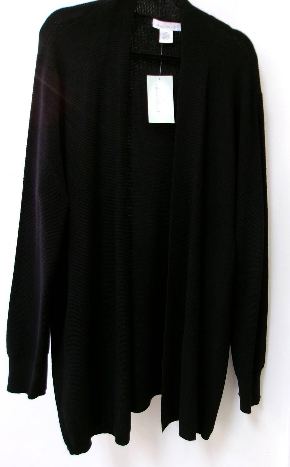 Keren Hart Women's Long Cardigan in black - women's cardigan