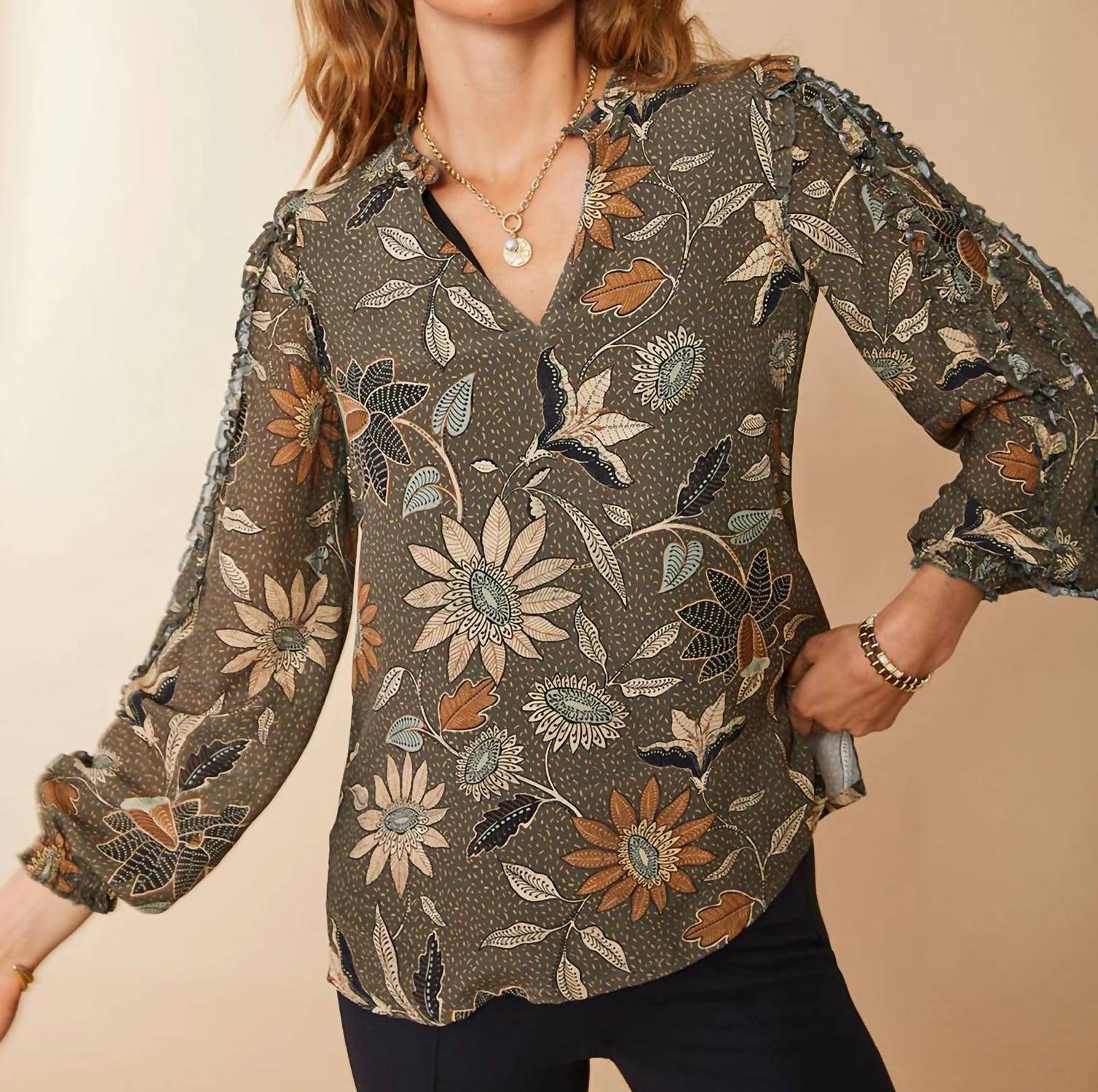 Spartina 449 - Willenna Ruffle Blouse