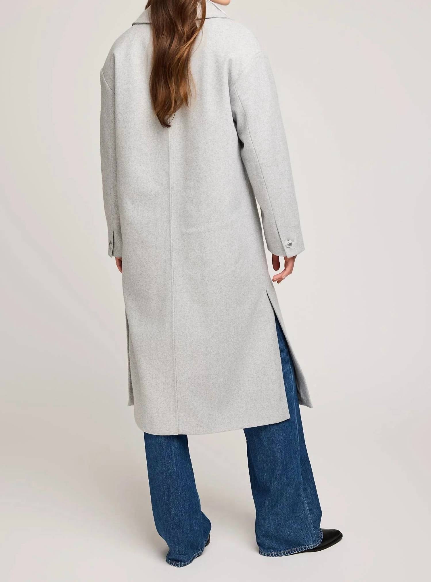 Gentle Fawn Agatha Coat in heather grey - women's jacket - alternate view