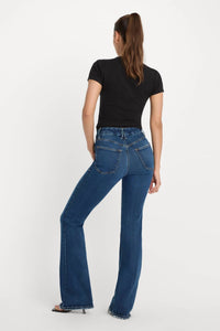 Good American - Soft Tech Good Classic Bootcut Jeans