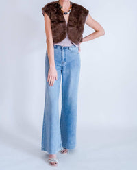 Kld. Signature - Faux Fur Bolero Vest
