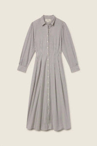 TROVATA Emmelle Dress Stripe in navy - women's dress - alternate view