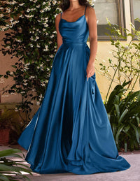 Ladivine - Satin A-line Formal Dress