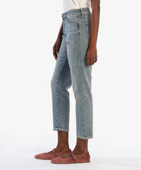 KUT FROM THE KLOTH Elizabeth Slouchy High Rise Boyfriend Jeans in conserved - women's jeans - alternate view