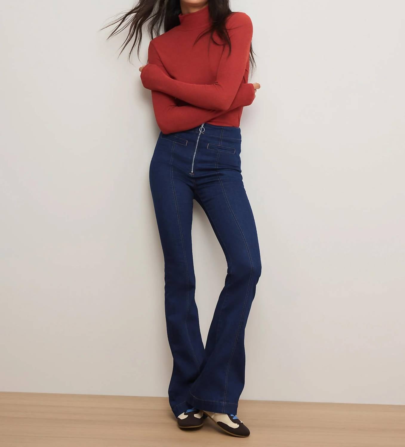 Veronica Beard - Pre-loved Beverly High Rise Skinny Flare Jean
