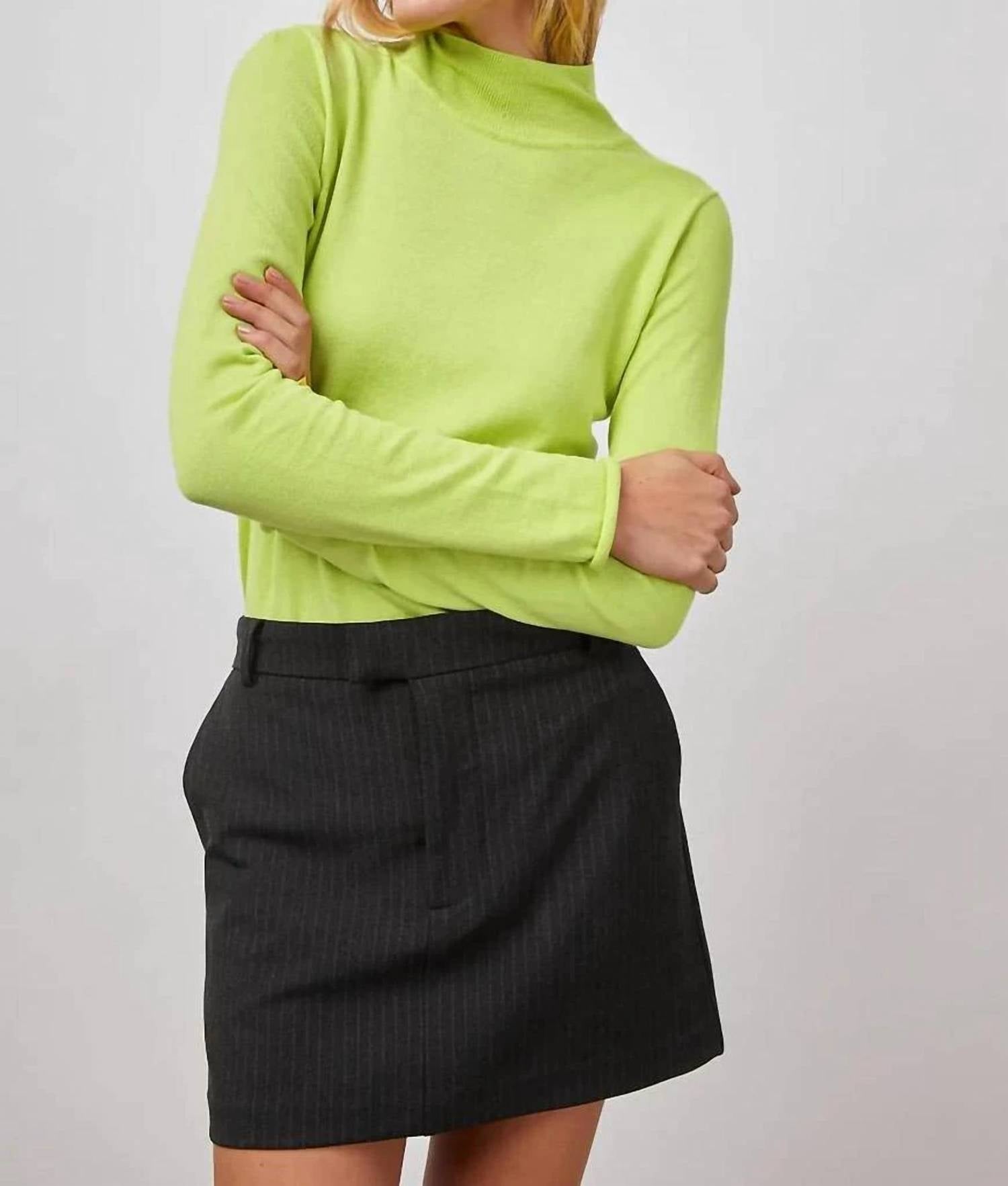 Rails Iris Sweater Top in lime - women's cardigan