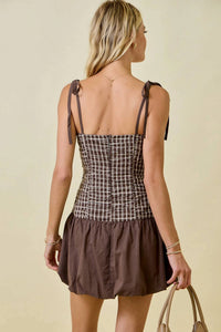 Day + Moon - Gingham Mini Dress