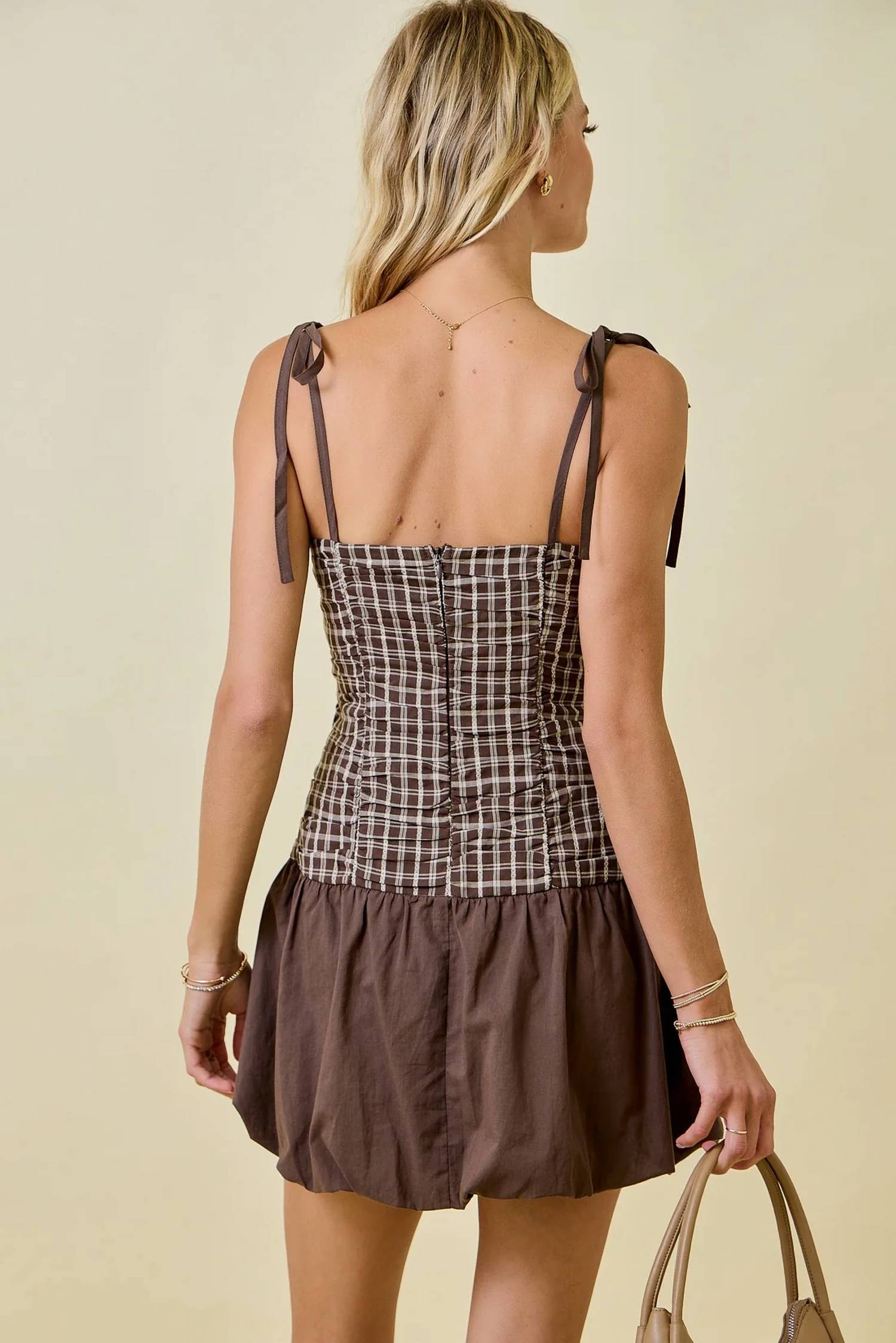 Day + Moon - Gingham Mini Dress