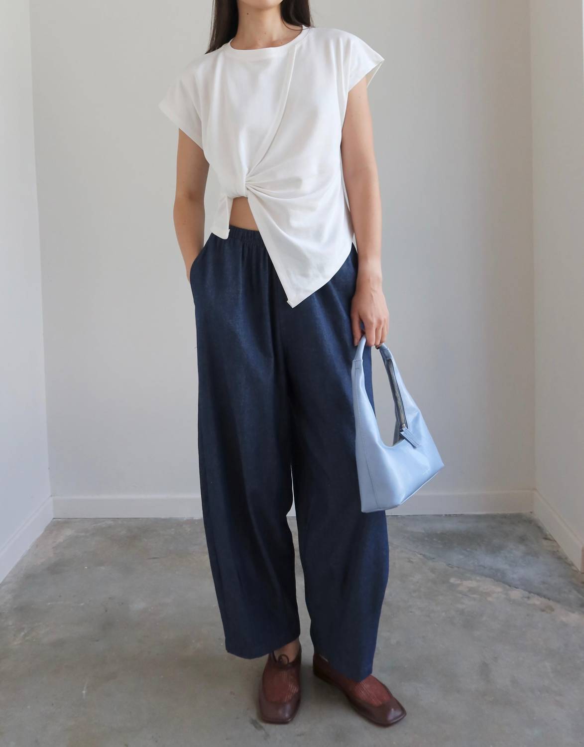 Collective - High Rise Denim Barrel Jeans