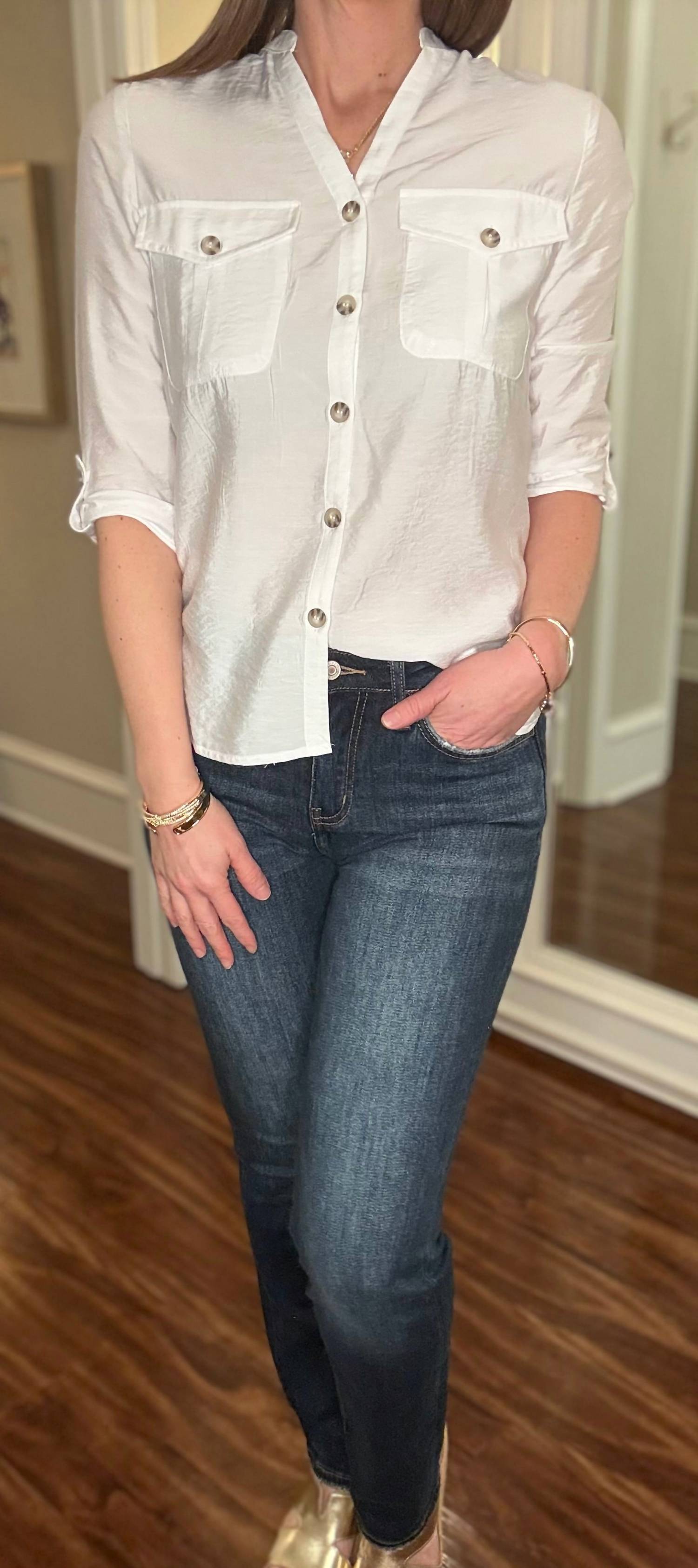 Yest - Yest Sanneke Front Button Blouse 3.6