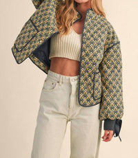 &Merci - Level Up Floral Quilted Jacket